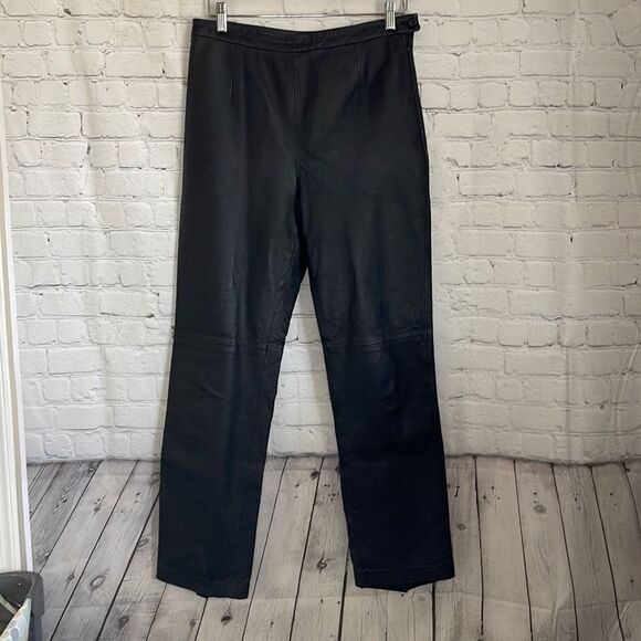 Clio Genuine Leather Women’s Pants size 8 - Picture 1 of 6